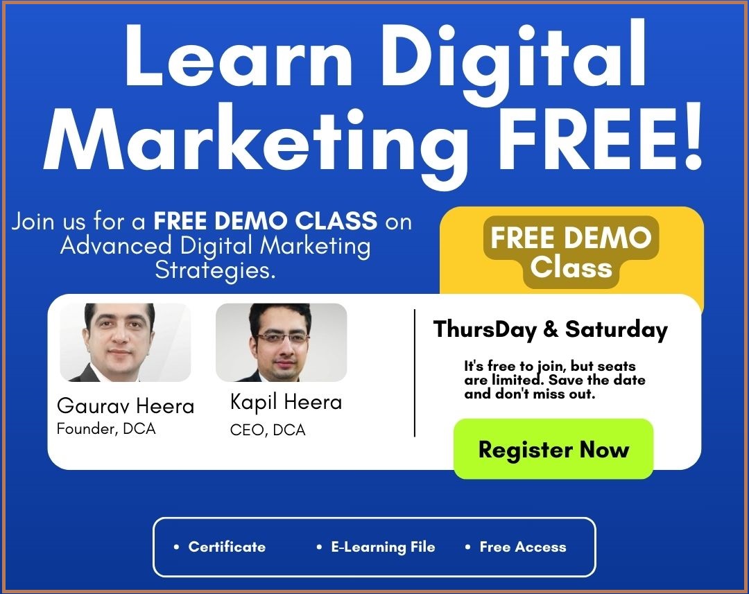 digital marketing course demo class